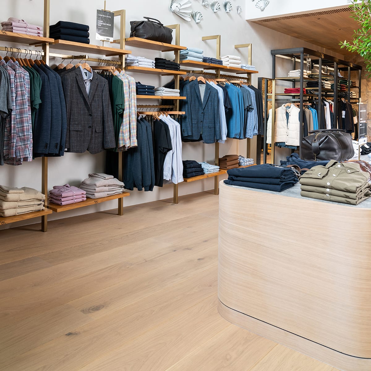 Angular Floored Store Retail Flooring Solutions | Premium Wood Flooring for Shops & Showrooms