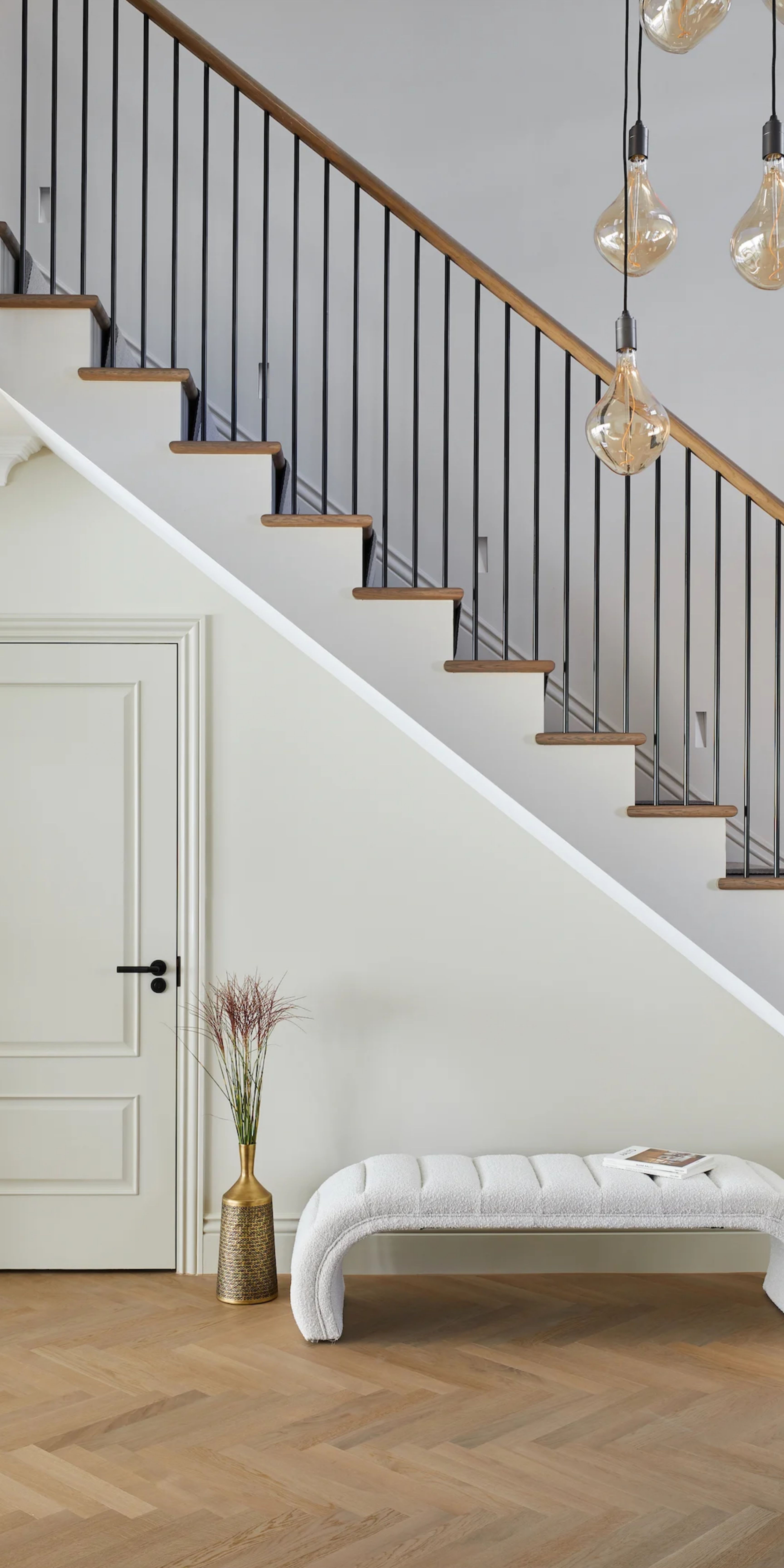 light Chevron flooring
