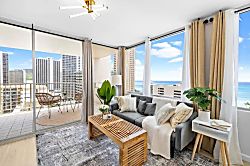 Waikiki Ocean View Condo 1801