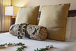 Beach Villas at Ko Olina O-1105 - Luxury linens in the primary ensure a restful night.