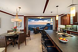 Beach Villas at Ko Olina O-1402 - Enjoy meal preps with a spectacular view.