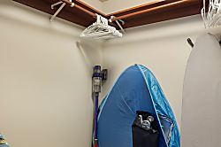 Beach Villas at Ko Olina O-1402 - A utility closet with outdoor gear.