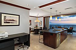 Beach Villas at Ko Olina O-1402 - A dedicated workspace to stay productive while on play.