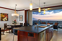 Beach Villas at Ko Olina O-1402 - Kitchen islandbar for quick meals or cheers.
