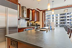 Beach Villas at Ko Olina O-521 - There is a fully equipped kitchen with stainless steel appliances.