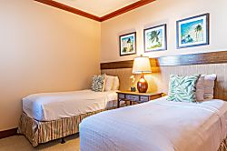 Beach Villas at Ko Olina O-521 - The third guest bedroom features twin beds that can be converted in to a King.