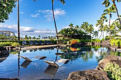 Beach Villas at Ko Olina O-521 - Stepping stones cross the koi ponds, an easy detour for restless kids.