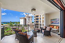 Beach Villas at Ko Olina O-603 - Large Lanai with ocean views