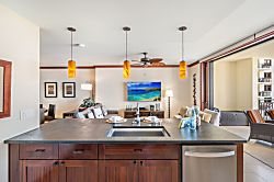 Beach Villas at Ko Olina O-603 - Enjoy the company around you right from the kitchen