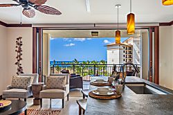 Beach Villas at Ko Olina O-603 - Indoor Outdoor living style