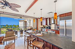 Beach Villas at Ko Olina O-603 - Indoor Outdoor living style