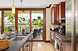 Beach Villas at Ko Olina B-308 - From stovetop to sunrise, this spacious kitchen with outdoor visibility offers both functi