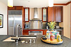 Beach Villas at Ko Olina O-1604 - Your morning coffee gets a side of sea breeze, thanks to lanai doors that disappear like a