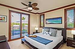 Beach Villas at Ko Olina O-210 - Master bedroom with king bed