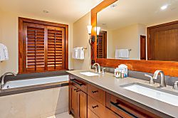 Beach Villas at Ko Olina O-210 - The perfect blend of elegance and comfort in this master bathroo