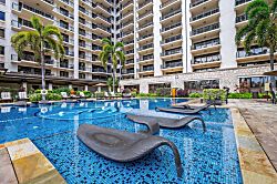Beach Villas at Ko Olina B-107 - Lap pool with sun loungers
