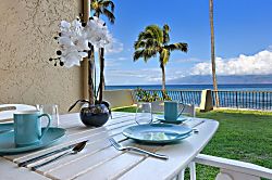 Napili Point B5 - Savor outdoor dining with close-up views of the sparkling Pacific Ocean and neighboring is
