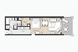 Ocean Villas at Turtle Bay 105 - Floor plan