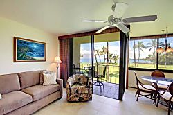 Kihei Surfside 211 - Living area