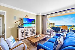 Honua Kai Hokulani 529 - Comfort meets style in this inviting living room, with plush seating and a seamless indoor