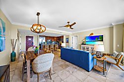 Honua Kai Hokulani 529 - Spacious and open, this living area blends dining, lounging, and kitchen space with ease.