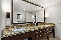 Honua Kai Hokulani 204 - Guest bath with granite counters and spacious vanity