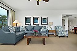 Honua Kai Konea 334 - Coastal-inspired living room with plenty of space and natural light
