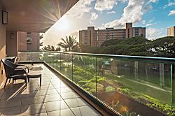 Honua Kai Konea 334 - Unwind on a spacious, sun-kissed balcony overlooking the resort grounds—perfect for golden