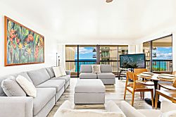 Waikiki Beach Tower Ocean 2 BDR on the 12th Floor - Relax and enjoy your favorite shows