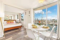 Ilikai Marina Ocean 1 BDR on the 3rd floor