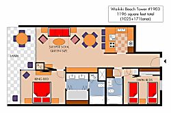 Waikiki Beach Tower #1903