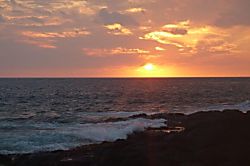 Kona Isle B5 - Sunset over the ocean