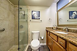 Royal Kahana 119 - bathroom with walk in shower