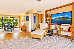 Wailea Elua 2103 - Gather with family and friends in the expansive living space.
