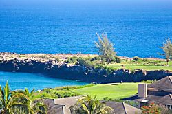 Kapalua Ridge Villas 1924 - The famous 5th hole at Bay course is visible from your lanai