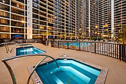 Waikiki Banyan Plumeria Suite - Guests will enjoy the 6th floor recreation deck with pool, hot tub, sauna and BBQs for all