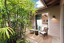 Ocean Wave - Private lanai off of bedroom # 2