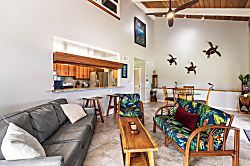 Kanaloa at Kona 1606 - Sink into the sofa with the whole living space open around you.