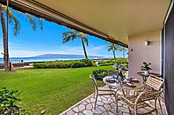 Kulakane 105 - Ground-floor lanai with breathtaking oceanfront views.