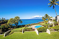 Napili Point NAP-C42 - Panoramic paradise awaits—bask in ocean views, lush greens, and poolside serenity from sun