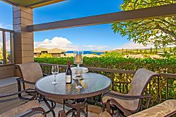 Kapalua Ridge Villas 1412 - The spacious lanai features beautiful ocean and coastal views