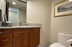 Very spacious for a one bedroom condo and complete