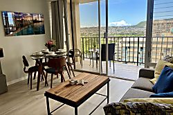 Waikiki High-Rise Ocean View Condo 2BR/2BA