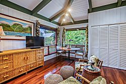 Hanalei Happy Place Bungalow - Vintage Hawaiian Decor throughout