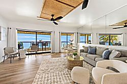 Poipu Shores 404A - Living room