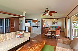 Hanalei Colony Resort K4  - You'll also find ceiling fans in each space to help keep the air circulating, as there is