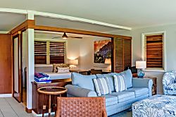 Hanalei Colony Resort C2 - Living area