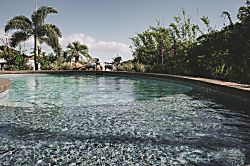 Kihei's Hidden Gem - View of the pool from its tanning ledge