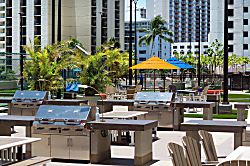 Waikiki Banyan 28 Fl - BBQ stations for just $5/hour (price subject to change) and picnic area