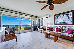 Menehune Shores Ground Floor Unit - Living area